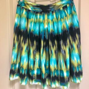 Worthington Full Skirt Tie Dye Print SZ 14
